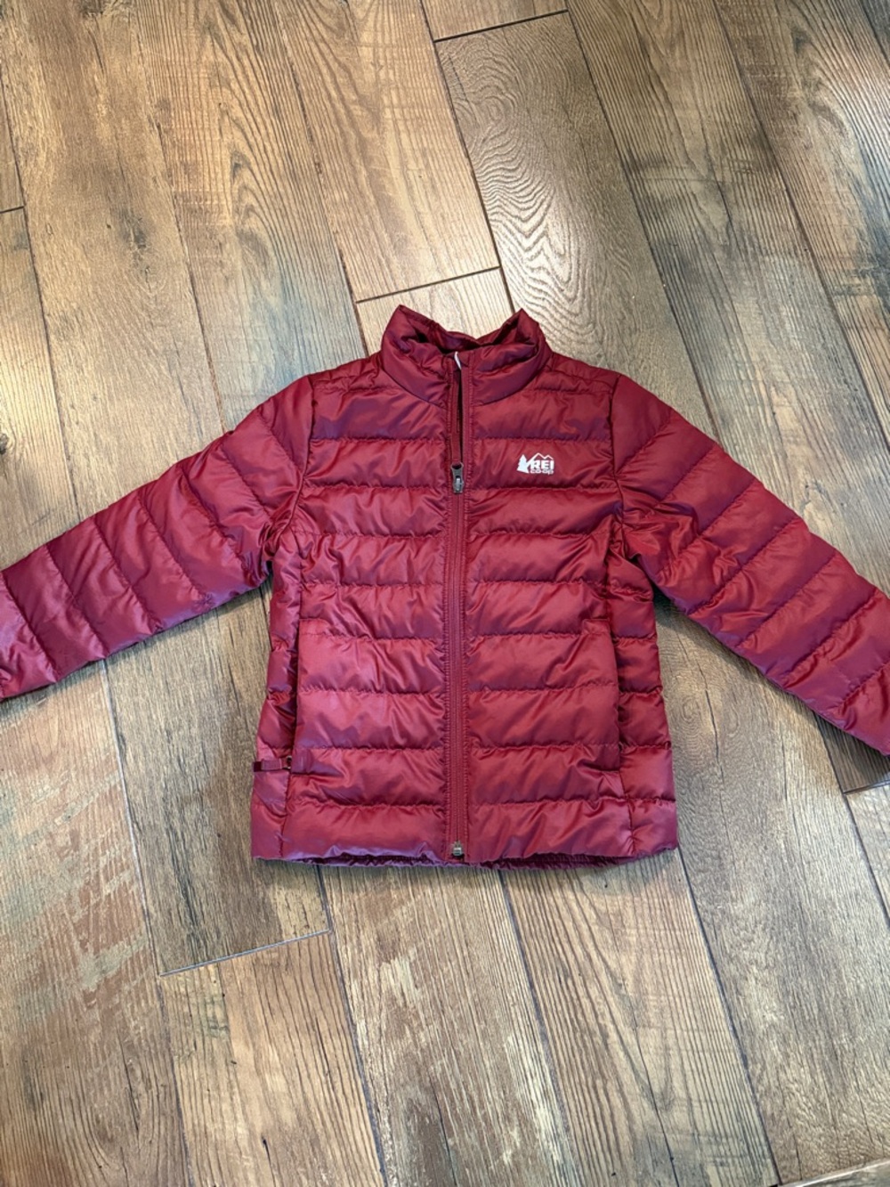 REI Kids Burgundy Lightweight Puffer Jacket